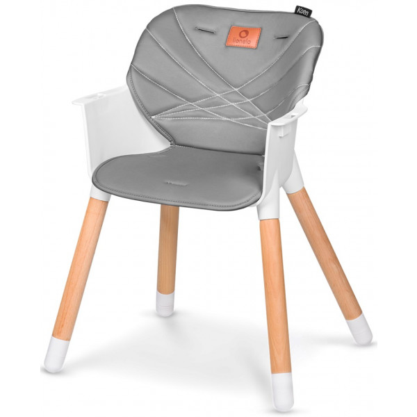 Фото - Стільчик для годування класичний Lionelo Koen Grey Stone