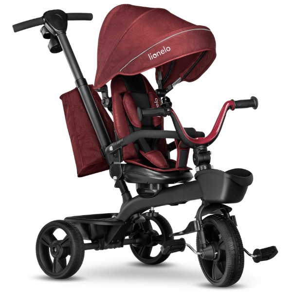 Фото - Триколісний велосипед Lionelo Kori Red Burgundy