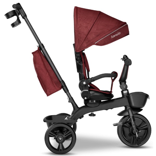 Фото - Триколісний велосипед Lionelo Kori Red Burgundy