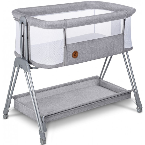 Фото - Ліжечко дитяче прямокутне Lionelo Luna Grey Concrete