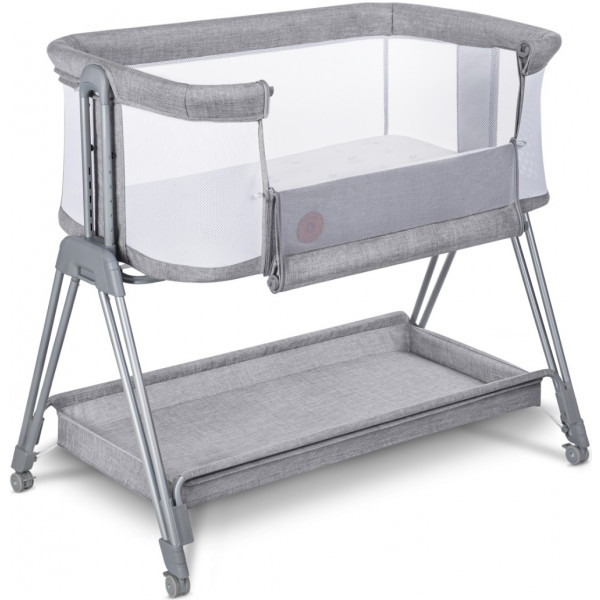 Фото - Ліжечко дитяче прямокутне Lionelo Luna Grey Concrete