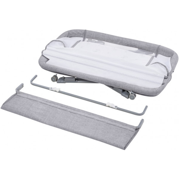 Фото - Ліжечко дитяче прямокутне Lionelo Luna Grey Concrete