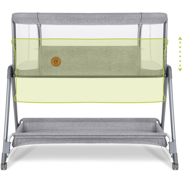 Фото - Ліжечко дитяче прямокутне Lionelo Luna Grey Concrete