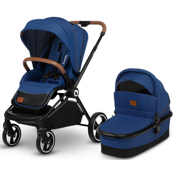 Фото - Коляска універсальна 2 в 1 Lionelo Mika Blue Navy