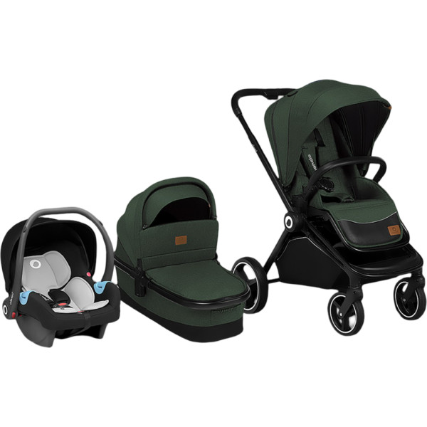 Фото - Коляска універсальна 3 в 1 Lionelo Mika Green Forest