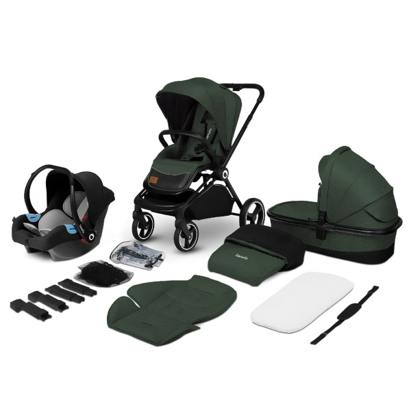 Фото - Коляска універсальна 3 в 1 Lionelo Mika Green Forest