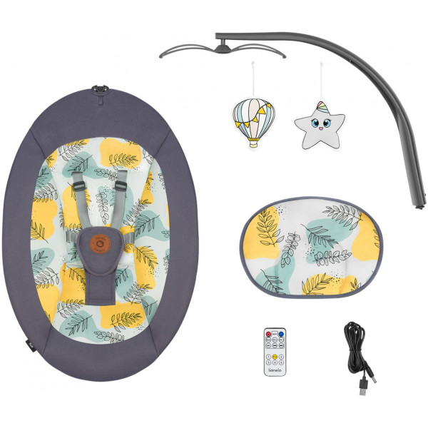 Фото - Кресло-шезлонг Lionelo Ralf Grey Concrete