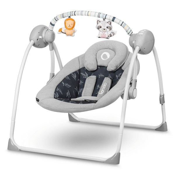 Фото - Кресло-качалка Lionelo Ruben Grey Graphite