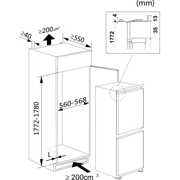 Фото - Холодильник встраиваемый MPM MPM-240-FFH-01/A
