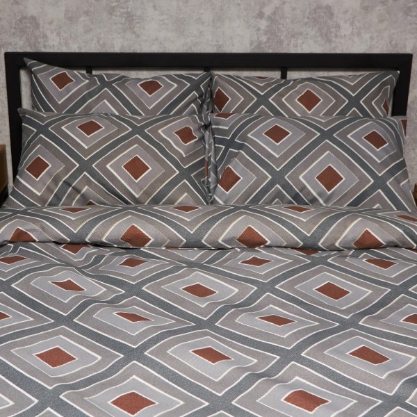 Фото - Комплект постільної білизни Moon&Star Мікросатин Premium Loft Style 160х220 см нав. 40х60 2 шт. (MS-890000708)