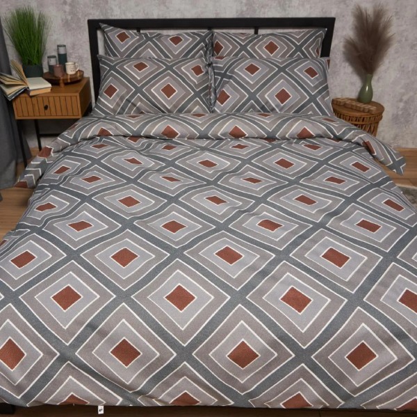Фото - Комплект постільної білизни Moon&Star Мікросатин Premium Loft Style 160х220 нав. 4х70х70 (MS-820009964)