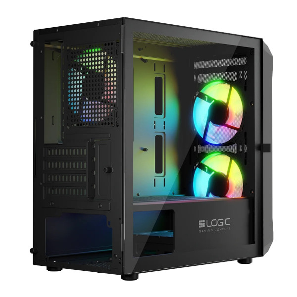 Фото - Корпус Logic Concept PORTOS MESH+GLASS ARGB (AM-PORTOS-10-0000000-0002)