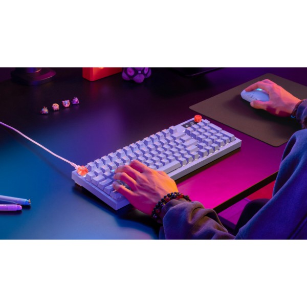 Фото - Клавіатура дротова ігрова Logitech G316 X 98 Wired Gaming Keyboard - LILAC (920-014257)