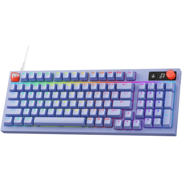 Фото - Клавіатура дротова ігрова Logitech G316 X 98 Wired Gaming Keyboard - LILAC (920-014257)