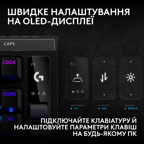 Фото - Клавиатура проводная игровая Logitech G PRO X2 Rapid Black (920-014083)