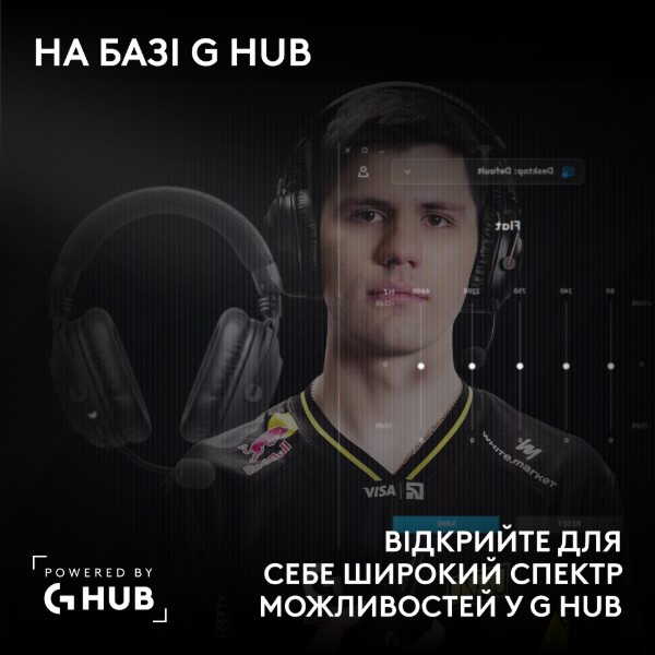 Фото - Гарнитура беспроводная игровая Logitech G PRO X3 Lightspeed Black (981-001740)
