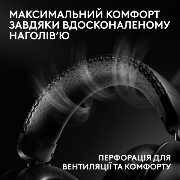 Фото - Гарнитура беспроводная игровая Logitech G PRO X3 Lightspeed Black (981-001740)
