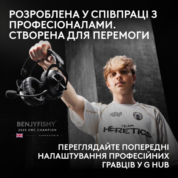 Фото - Гарнитура беспроводная игровая Logitech G PRO X3 Lightspeed White (981-001748)