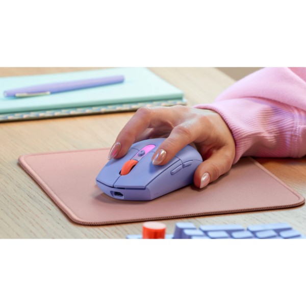 Фото - Мышь беспроводная игровая Logitech G305 X SUPERLIGHT Wireless Gaming Mouse - LILAC (910-007755)