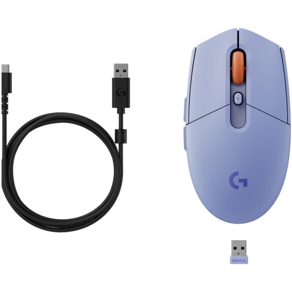 Фото - Мышь беспроводная игровая Logitech G305 X SUPERLIGHT Wireless Gaming Mouse - LILAC (910-007755)