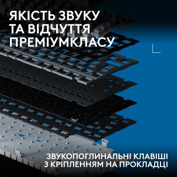 Фото - Клавиатура проводная игровая Logitech G316 X 75 Black TACTILE (920-014291)