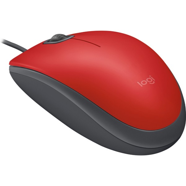 Фото - Миша дротова Logitech M110 Silent Red USB (910-006759)