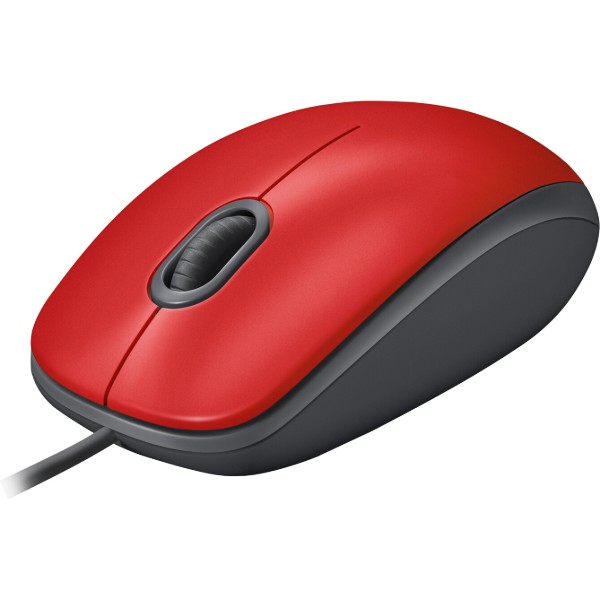 Фото - Миша дротова Logitech M110 Silent Red USB (910-006759)