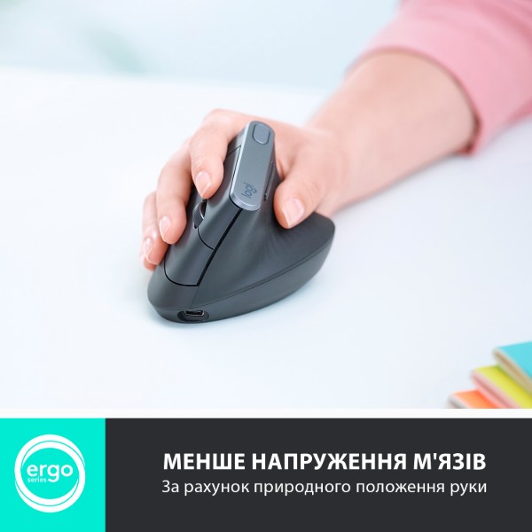Фото - Мышь беспроводная Logitech MX Vertical (910-005448)
