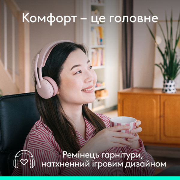 Фото - Гарнитура беспроводная Logitech Zone Wireless 2 ES Rose (981-001510)