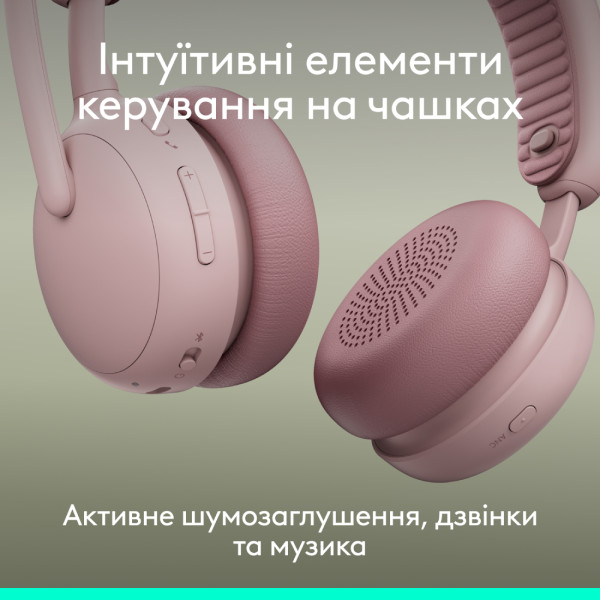 Фото - Гарнитура беспроводная Logitech Zone Wireless 2 ES Rose (981-001510)