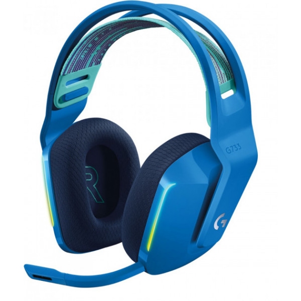 Фото - Гарнітура бездротова ігрова Logitech G733 Lightspeed Blue (981-000943)