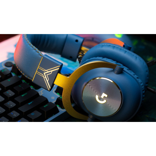 Фото - Гарнитура проводная игровая Logitech G Pro X Gaming Headset League of Legends (981-001106)