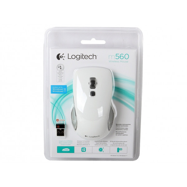 Фото - Миша бездротова Logitech M560 WL White (910-003913)