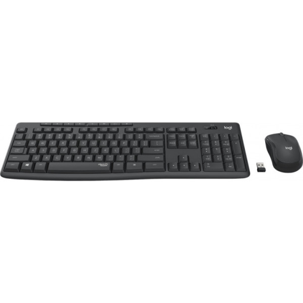 Фото - Клавіатура + миша бездротова Logitech MK295 Silent Wireless Combo Graphite (920-009807)