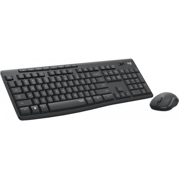 Фото - Клавіатура + миша бездротова Logitech MK295 Silent Wireless Combo Graphite (920-009807)