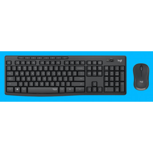 Фото - Клавіатура + миша бездротова Logitech MK295 Silent Wireless Combo Graphite (920-009807)