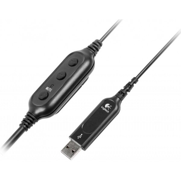 Фото - Уцінка - Гарнітура дротова Logitech PC Headset 960 USB (981-000100)
