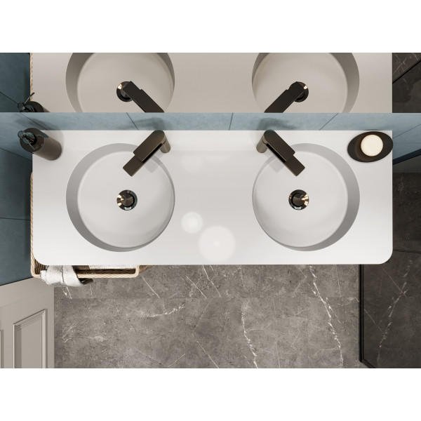 Фото - Раковина для ванної Miraggio LOOP 1200 D