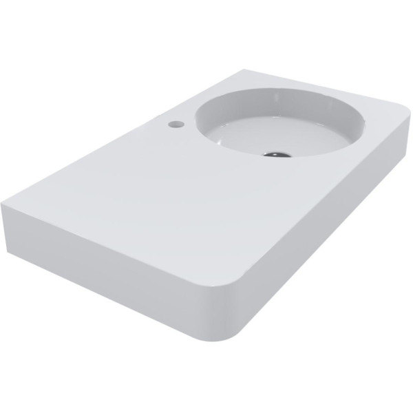 Фото - Раковина для ванної Miraggio LOOP 800 R