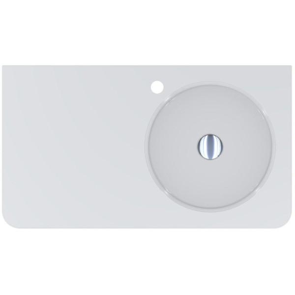 Фото - Раковина для ванної Miraggio LOOP 800 R Фото - Раковина для ванної Miraggio LOOP 800 R