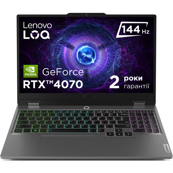 Фото - Ноутбук игровой Lenovo LOQ 15ARP9 (83JC00CXRA) Luna Grey