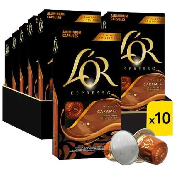 Фото - Кофе в капсулах L`OR Espresso Caramel №8 (10x52г) 520г