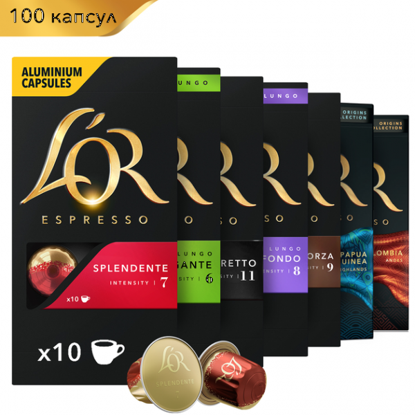 Фото - Кава в капсулах L`OR Collection 100 шт