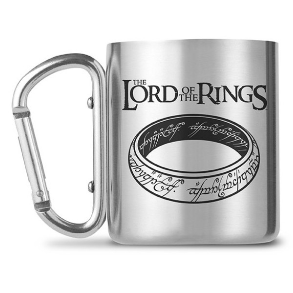 Фото - Чашка туристична 
 ABYstyle LORD OF THE RINGS One ring на карабіні (MGCM0044)