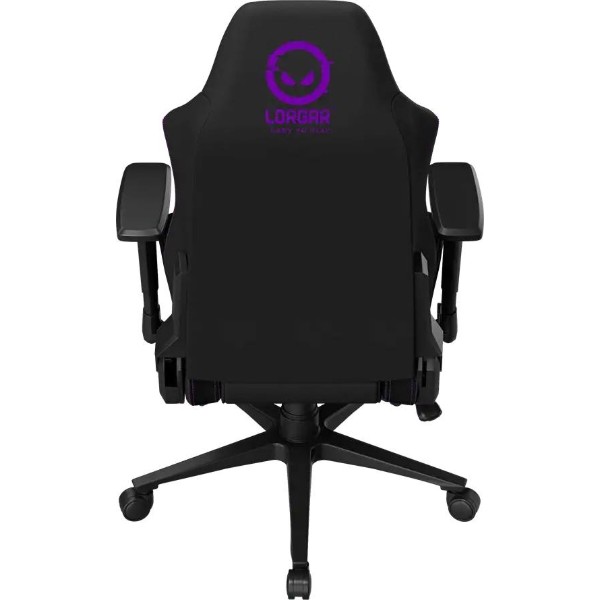 Фото - Крісло для геймерів Lorgar CHA41 Black/purple (LRG-CHA41-BK-PR)