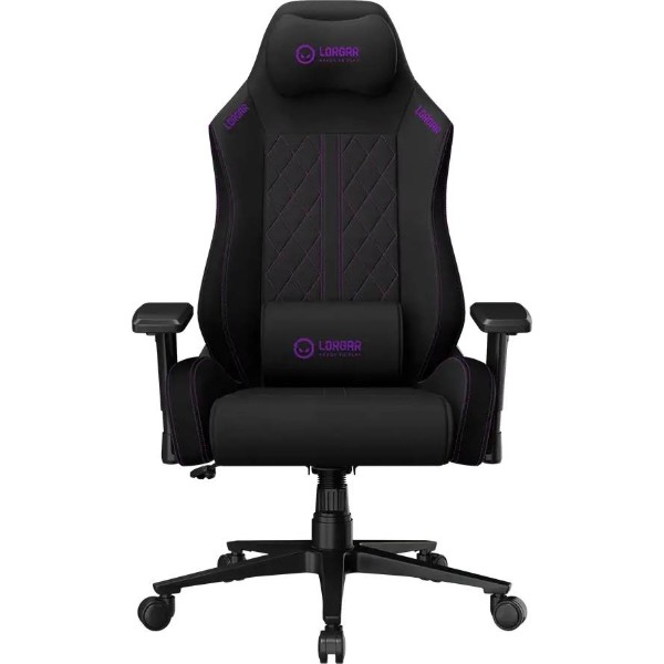 Фото - Крісло для геймерів Lorgar CHA41 Black/purple (LRG-CHA41-BK-PR)