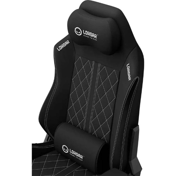 Фото - Крісло для геймерів Lorgar CHA41 Black/white (LRG-CHA41-BK-WH)
