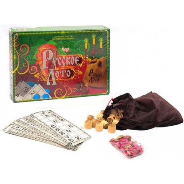 Фото - Настольная игра (8+) Danko-Toys Русское лото (DTG39-Gr)