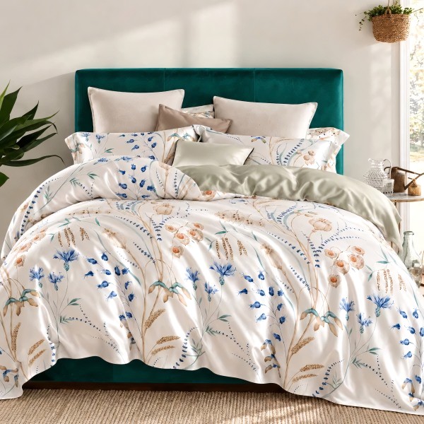 Фото - Комплект постельного белья Love You 160×220х2 тенсель 300TC Botany (ly63050)