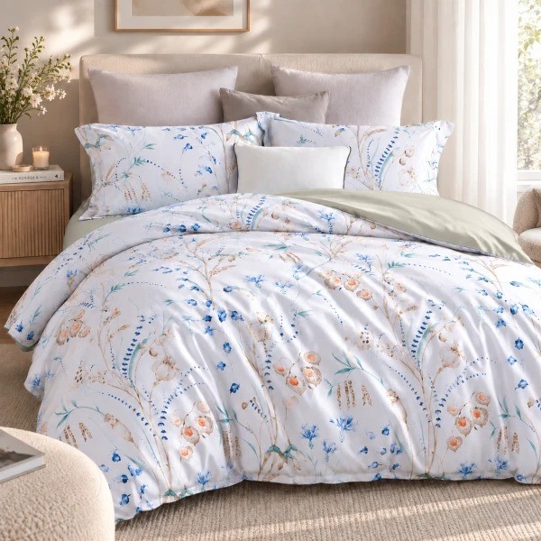 Фото - Комплект постельного белья Love You 160×220х2 тенсель 300TC Botany (ly63050)